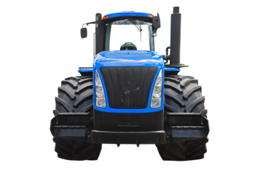 Agricultural tractor ( front view )