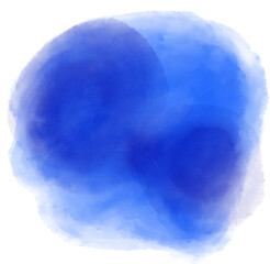 Blue cool ocean water tone watercolor bubble brush painting texture art - 718936870
