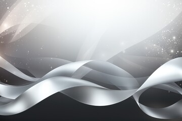 Abstract background with silver ribbon for awarenes days like Brain Disorders, Campaign for the Brain, Disabled Children, Brain Disabilities, Parkinson's Disease, Encephalitis, Schizophrenia. 