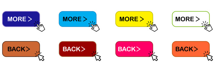 Previous and Next navigation buttons. Prev, next. Web page button for move to the next and previous item. Web buttons with arrow for web site and user interface . Web design elements