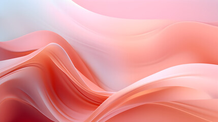 A pink and orange background with a soft wave pattern,,
Peach fluid watercolor abstract background
