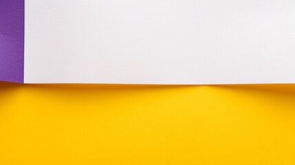Fototapeta premium Vintage abstract craft: bright yellow paper texture with white and violet border