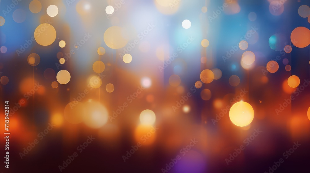 Poster abstract background of bokeh