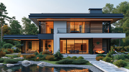 Modern private house