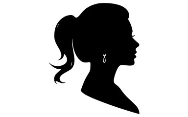 silhouette of a girl