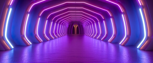 light tunnel in the tunnel