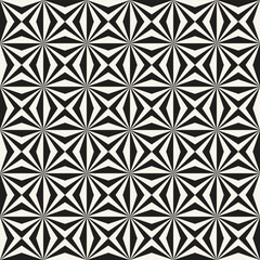 Vector seamless pattern. Repeating geometric elements. Stylish monochrome background design.