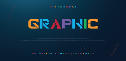 Graphic Crypto colorful stylish small alphabet letter logo design. - obrazy, fototapety, plakaty