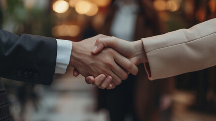 business people shaking hands