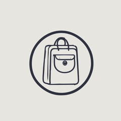 Bag Logo Design Eps Format Very Cool