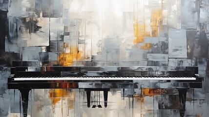 abstract piano background