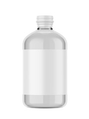 Blank Cocktail Classic Tonic Syrup For Branding, 3d illustration.