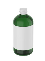 Cocktail Classic Tonic Syrup For Branding, 3d illustration.