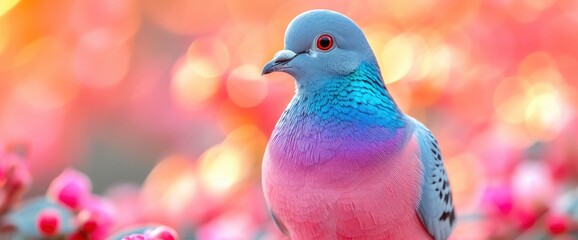 Wild Pigeon Close Angry Bird Consept, HD background, Background Banner