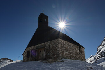Kirche an der Zugspitze
