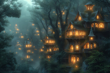 fantasy world, Step into a mesmerizing fantasy world filled with enchanting landscapes and mythical creatures, igniting imagination and wonder