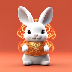 Chinese New Year rabbit background