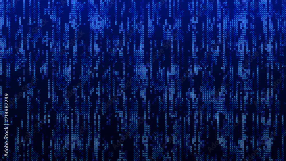 Fototapete seamless abstract background of blue squares. abstract gradient background. background for web desig