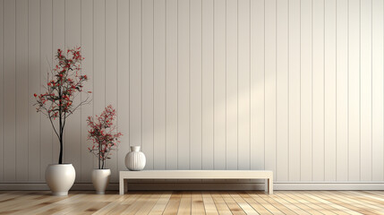 Fototapeta na wymiar white Empty wooden room Cleaning japan room interior
