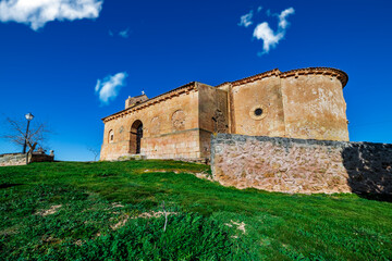St. Cristobal church in Valdevarnes. Segovia. Spain. Europe.