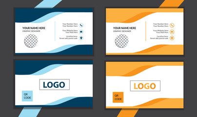 Business card design for corporate and multi-national company