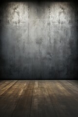 Dark concrete wall background in vintage style for  wallpaper. Texture of the concrete floor is aged in a retro concept. Wide concrete background wall texture.