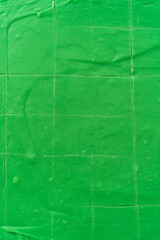 Green fudge with red hearts