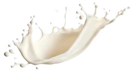 Fototapeten Splash of milk or cream, cut out © Yeti Studio