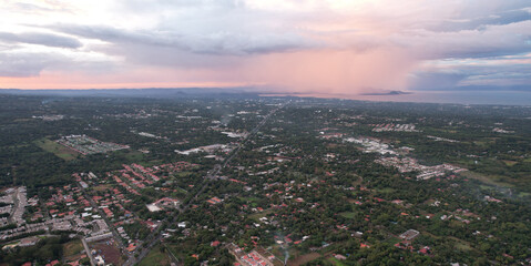 Highway road to Managua