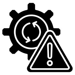 Crisis Management Icon Element For Design