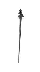 Antique saber or sword isolated on a white background.