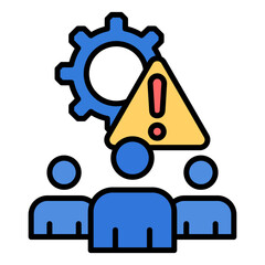 Crisis Response Team Icon Element For Design