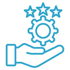Reputation Management Icon Element For Design