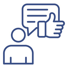 Employee Feedback Icon Element For Design