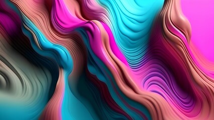 abstract colorful background with waves