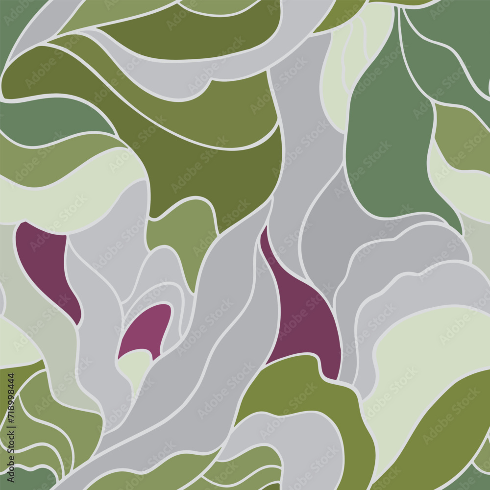 Poster abstract seamless linear multicolored pattern