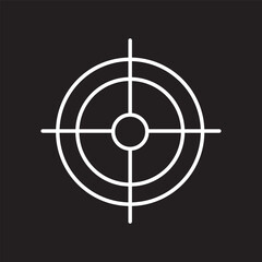 gun shooting line icon in white and black colors. gun shooting flat vector icon from gun shooting collection for web, mobile apps and ui.