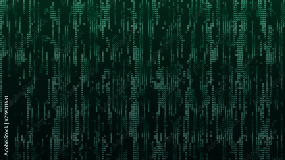 Leinwandbilder seamless animated abstract background of green squares. abstract gradient background. background for
