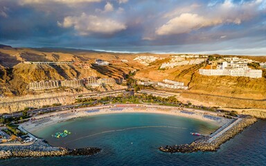 Sunset at Playa de Amadores, Gran Canaria