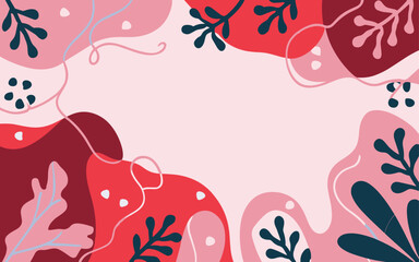 Abstract background poster. Good for fashion fabrics, postcards, email header, wallpaper, banner, events, covers, advertising, and more. Valentine's day, women's day, mother's day background.
