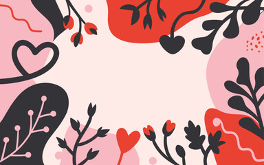 Abstract background poster. Good for fashion fabrics, postcards, email header, wallpaper, banner, events, covers, advertising, and more. Valentine's day, women's day, mother's day background.