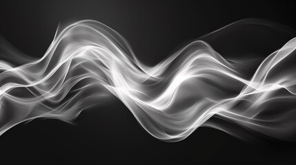 Monochrome Smoke Wave