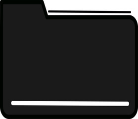Folder icon vector, Symbol, logo illustration.