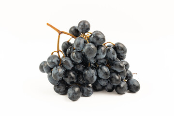 Bunch of grapes isolated on white background