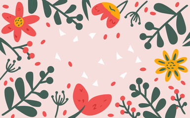 Spring abstract background poster. Good for fashion fabrics, postcards, email header, wallpaper, banner, events, covers, advertising, and more. Valentine's day, women's day, mother's day background.