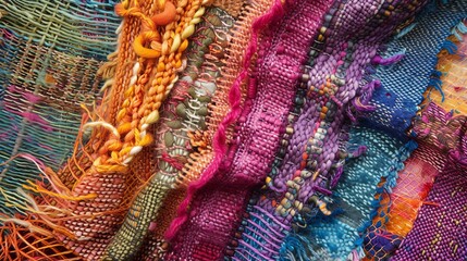 Textile Tales: Unraveling Material Backgrounds in a Symphony of Threads