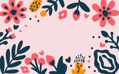 Abstract background poster. Good for fashion fabrics, postcards, email header, wallpaper, banner, events, covers, advertising, and more. Valentine's day, women's day, mother's day background.