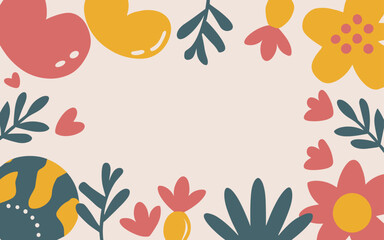 Abstract background poster. Good for fashion fabrics, postcards, email header, wallpaper, banner, events, covers, advertising, and more. Valentine's day, women's day, mother's day background.