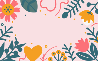 Abstract background poster. Good for fashion fabrics, postcards, email header, wallpaper, banner, events, covers, advertising, and more. Valentine's day, women's day, mother's day background.