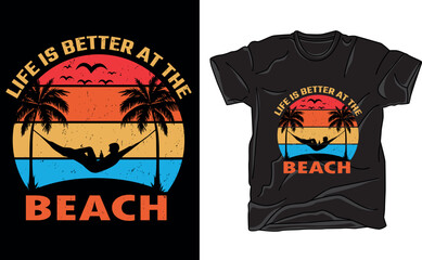 Summer t shirt design